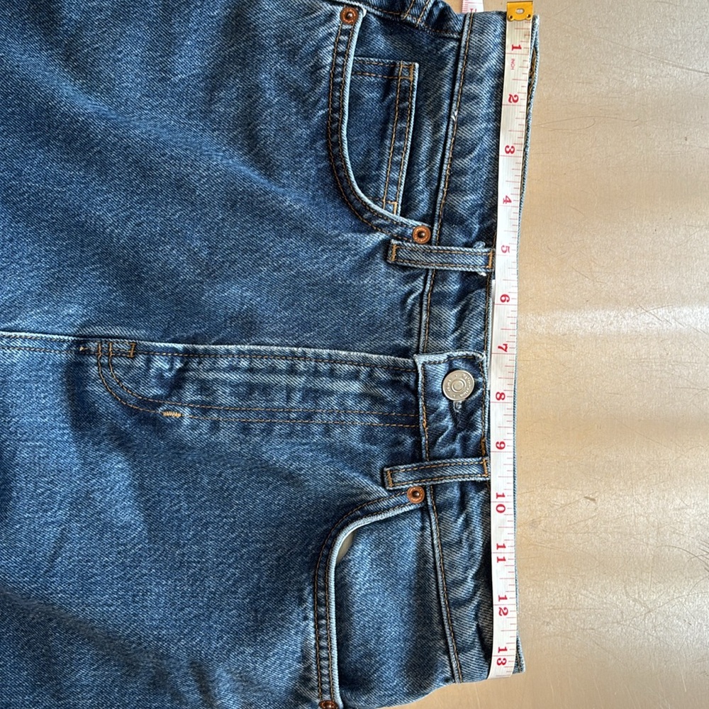 Reformation Jayde High Rise Denim Jean Midi Skirt - Picture 6 of 7